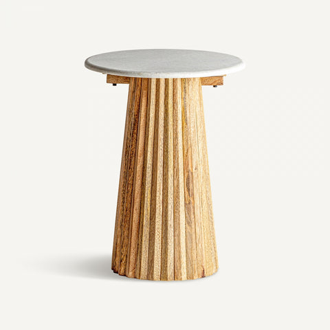 Plissé Wood Bar Table
