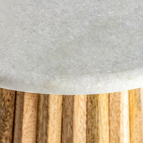Plissé Wood Bar Table