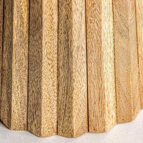Plissé Wood Bar Table