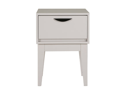 Luna Taupe 1 Drawer Bedside