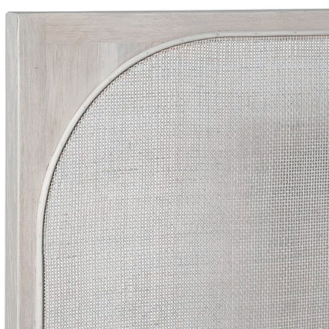 Salento White-wash Rattan Bed