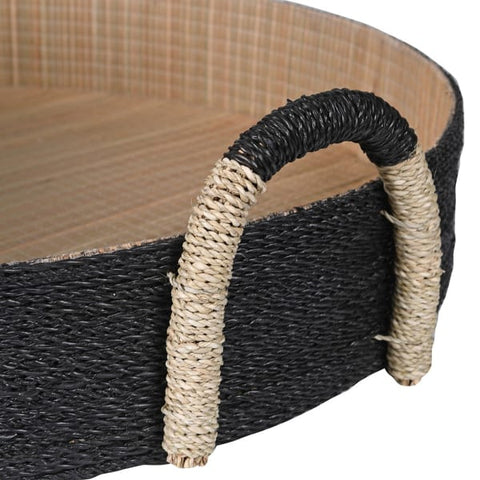 Round Seagrass Eco Tray Set