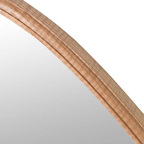 Natural Oak Teardrop Mirror