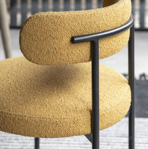 Aveley Ochre Dining Chair (Set of 2)