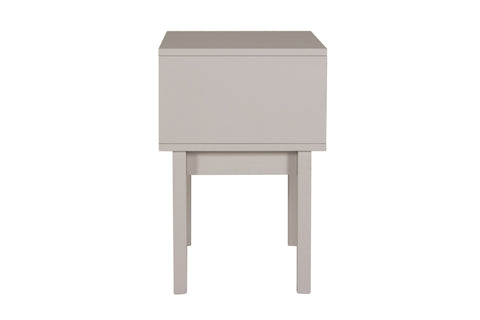 Luna Taupe 1 Drawer Bedside