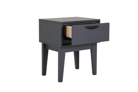 Luna Grey 1 Drawer Bedside