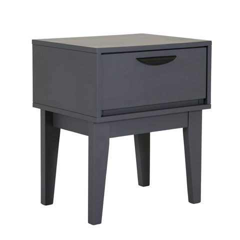Luna Grey 1 Drawer Bedside