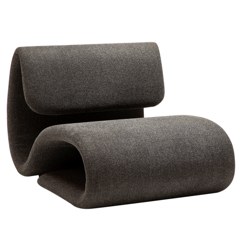 Dubna Bouclé Lounge Chair