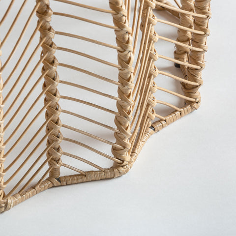 Plissé Rattan Coffee Table