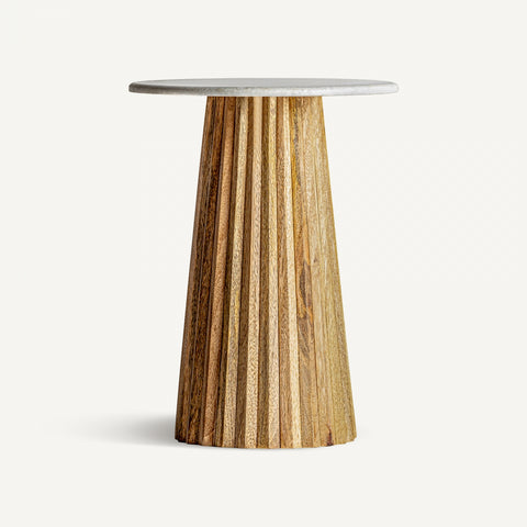 Plissé Wood Bar Table