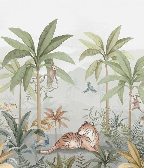 Wild Jungle Wallpaper Mural