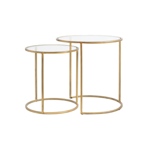 Duarte Gold Side Table Set