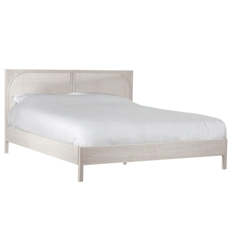 Salento White-wash Rattan Bed