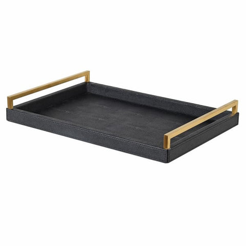 Black Tray with Handles