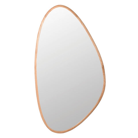 Natural Oak Teardrop Mirror