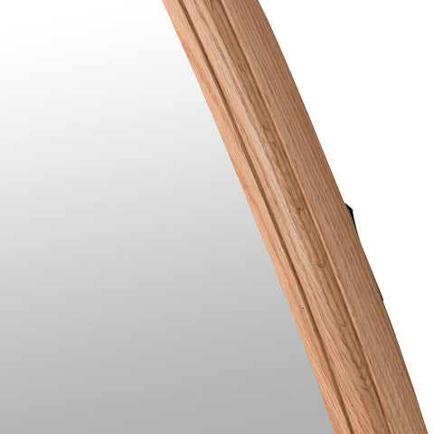 Natural Oak Teardrop Mirror