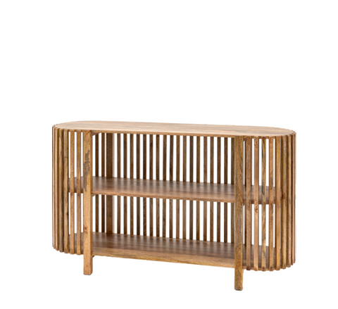 Voss Slatted Console Table