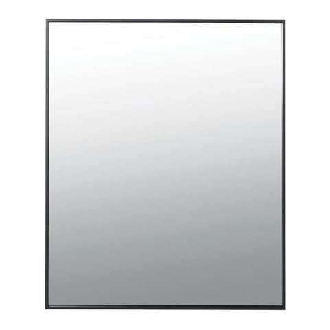 Black Rectangular Wall Mirror