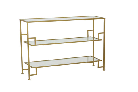 Sutera Glass Console Table