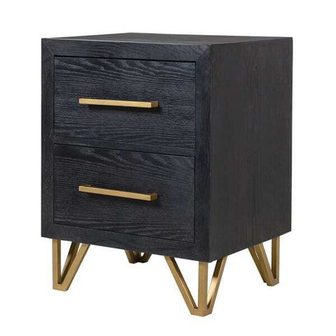 Boston Bedside Table 2 Drawer